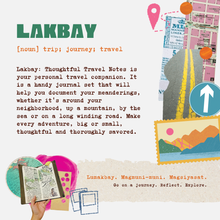 Load image into Gallery viewer, Lakbay Journal Set: Thoughtful Travel Notes | Sunny Stoic Studio x Nica Cosio