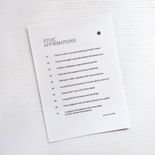 Load image into Gallery viewer, Stoic Affirmations Print