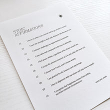 Load image into Gallery viewer, Stoic Affirmations Print