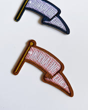 Load image into Gallery viewer, B-GRADE: Journaling Club Flag Stick-On Embroidered Patches