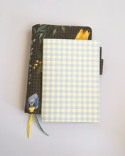 Load image into Gallery viewer, Gingham Green Blue Yellow ✺ A6 Pocket Journal