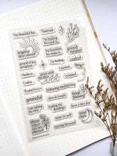 Load image into Gallery viewer, Daily Check-In Clear Stamp Sheet