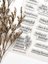 Load image into Gallery viewer, Daily Check-In Clear Stamp Sheet