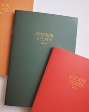 Load image into Gallery viewer, Sticker Keeper ◍ Pocket A6 Size (Forest Green with Gold Foil)