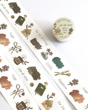 Load image into Gallery viewer, Joie de Vivre 🌼 Kiss-Cut Washi Tape (Pre-Cut Sticker Roll)