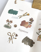 Load image into Gallery viewer, Joie de Vivre 🌼 Kiss-Cut Washi Tape (Pre-Cut Sticker Roll)