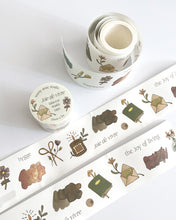 Load image into Gallery viewer, Joie de Vivre 🌼 Kiss-Cut Washi Tape (Pre-Cut Sticker Roll)