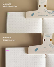 Load image into Gallery viewer, Gingham Brown Cream ✺ Travel-sized Journal