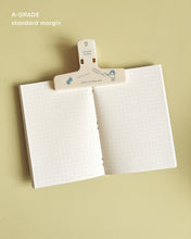 Load image into Gallery viewer, Gingham Brown Cream ✺ A6 Pocket Journal