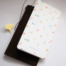 Load image into Gallery viewer, Nature Walk Pearl ✺ Travel-sized Journal