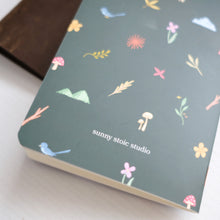 Load image into Gallery viewer, Nature Walk Moss ✺ Travel-sized Journal
