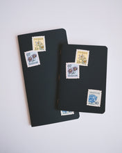 Load image into Gallery viewer, Stamps Navy ✺ A6 Pocket Journal