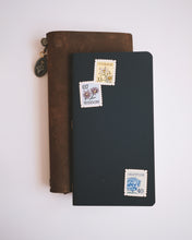 Load image into Gallery viewer, Stamps Navy ✺ Travel-sized Journal