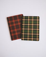 Load image into Gallery viewer, Plaid Green ✺ A6 Pocket Journal