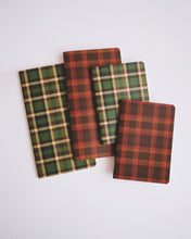 Load image into Gallery viewer, Plaid Red ✺ Travel-sized Journal