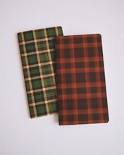 Load image into Gallery viewer, Plaid Red ✺ Travel-sized Journal