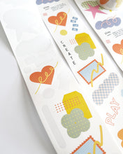 Load image into Gallery viewer, PLAY π Kiss-Cut Washi Tape (Pre-Cut Sticker Roll)