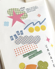 Load image into Gallery viewer, PLAY π Kiss-Cut Washi Tape (Pre-Cut Sticker Roll)