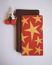 Load image into Gallery viewer, Stars Red ✺ Travel-sized Journal