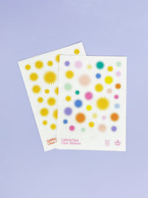 Load image into Gallery viewer, Golden & Colorful Sun Sticker Sheets