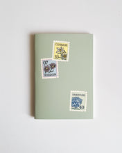 Load image into Gallery viewer, Stamps Seafoam Green ✺ A6 Pocket Journal | New Version