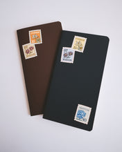 Load image into Gallery viewer, Stamps Navy ✺ Travel-sized Journal