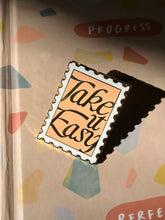 Load image into Gallery viewer, Take It Easy Stamp Journal Clip
