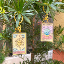 Load image into Gallery viewer, Don't Worry Tarot Keychain