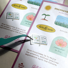 Load image into Gallery viewer, Memento Washi Sticker Sheets
