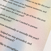 Load image into Gallery viewer, *Limited Edition* Year-End Journal Prompts Print
