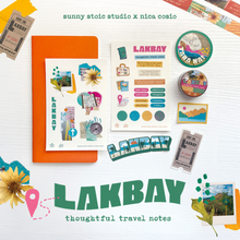 Load image into Gallery viewer, Lakbay Journal Set: Thoughtful Travel Notes | Sunny Stoic Studio x Nica Cosio
