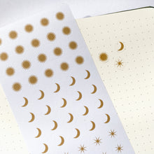 Load image into Gallery viewer, Cosmic Washi Sticker Sheet