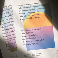 Load image into Gallery viewer, Daily & Mindful Journal Prompts A5 Art Print