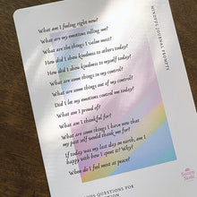 Load image into Gallery viewer, Daily & Mindful Journal Prompts A5 Art Print