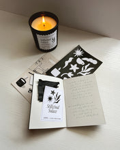 Load image into Gallery viewer, Sestras x Sunny Stoic Studio | Stillwood Solace Candle + Journal Kit ✷
