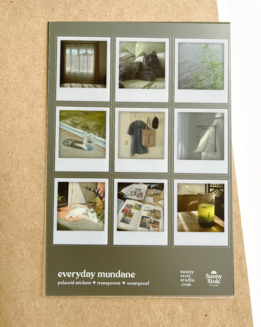 Everyday Mundane Polaroid Sticker Sheet