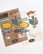 Load image into Gallery viewer, Journal Club PET Sticker Sheet (Brown)
