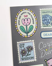 Load image into Gallery viewer, Journal Club PET Sticker Sheet (Navy)

