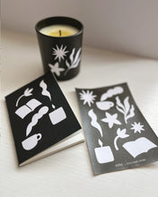 Load image into Gallery viewer, Sestras x Sunny Stoic Studio | Stillwood Solace Candle + Journal Kit ✷
