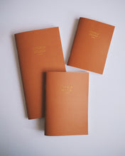 Load image into Gallery viewer, Sticker Keeper  ◍ Passport Size (Camel with Gold Foil)
