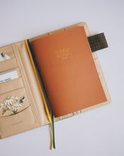 Load image into Gallery viewer, Sticker Keeper  ◍ Pocket A6 Size (Camel with Gold Foil)
