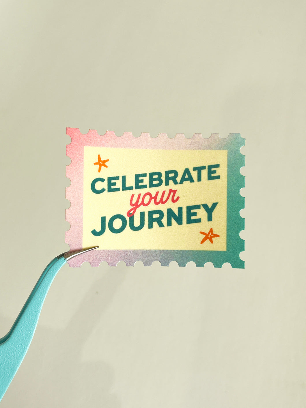 Celebrate Your Journey ✧ Sticker Flake