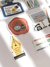 Load image into Gallery viewer, [SAMPLER] Eric Small Things Washi Sticker Flakes with Gold Foil
