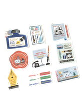 Load image into Gallery viewer, [SAMPLER] Eric Small Things Washi Sticker Flakes with Gold Foil
