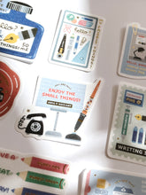 Load image into Gallery viewer, [SAMPLER] Eric Small Things Washi Sticker Flakes with Gold Foil

