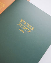 Load image into Gallery viewer, Sticker Keeper  ◍ Pocket A6 Size (Forest Green with Gold Foil)
