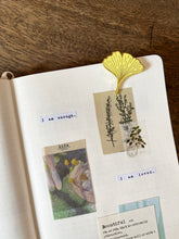 Load image into Gallery viewer, Ginkgo Leaf Journal Clip
