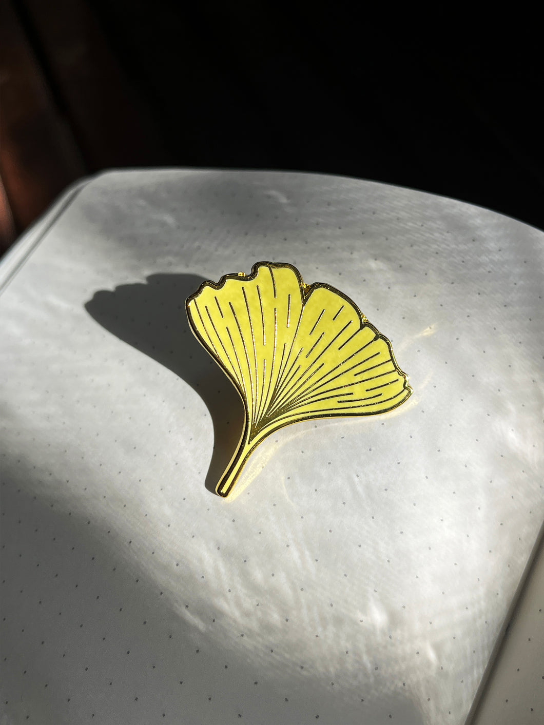 Ginkgo Leaf Journal Clip