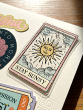 Load image into Gallery viewer, Stay Sunny Tarot ✧ Special Sticker Flake
