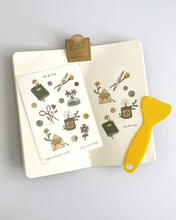 Load image into Gallery viewer, Joie de Vivre 🌼 Rub-on Transfer Sticker Sheet
